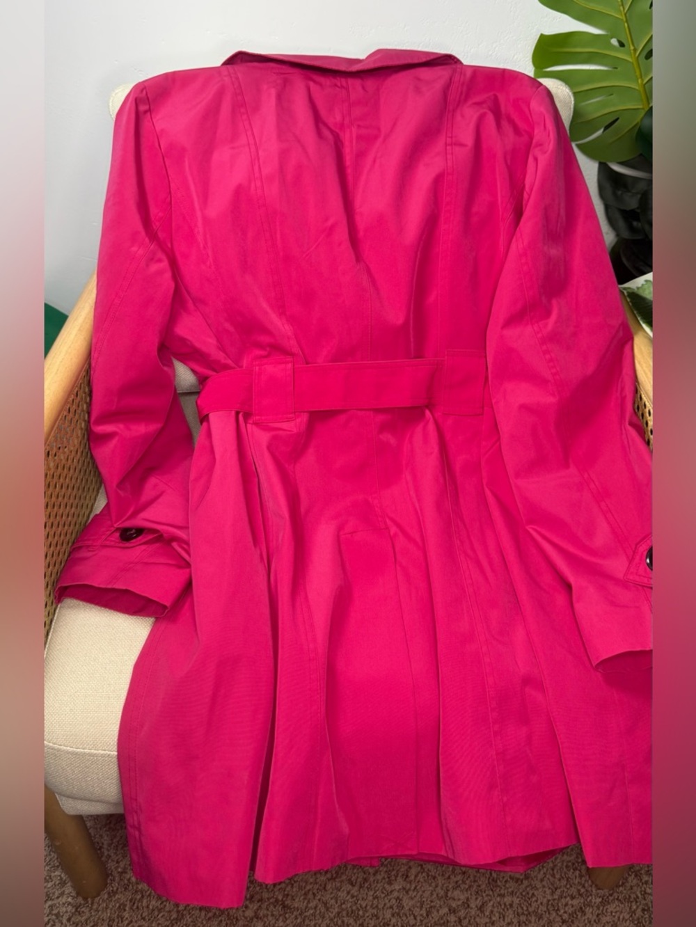London Fog Water-Repellent Trench Coat Size XL - Picture 3 of 6